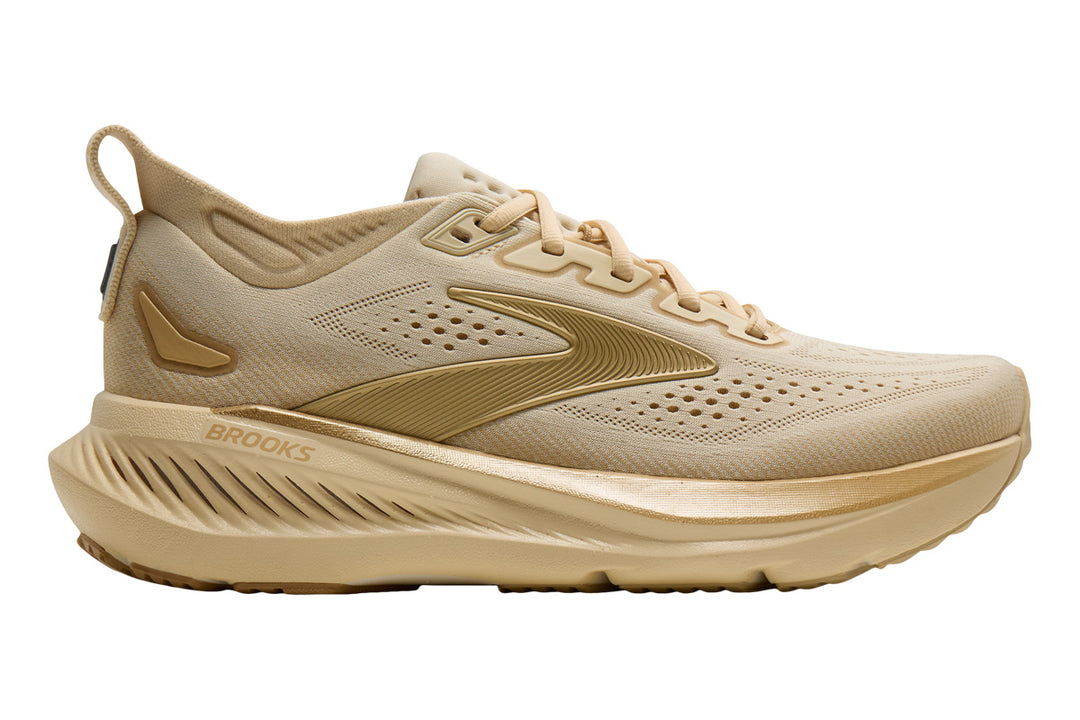 Brooks Glycerin 23 B Wood Ash/Bronze/Clear Womens #color_brown-beige