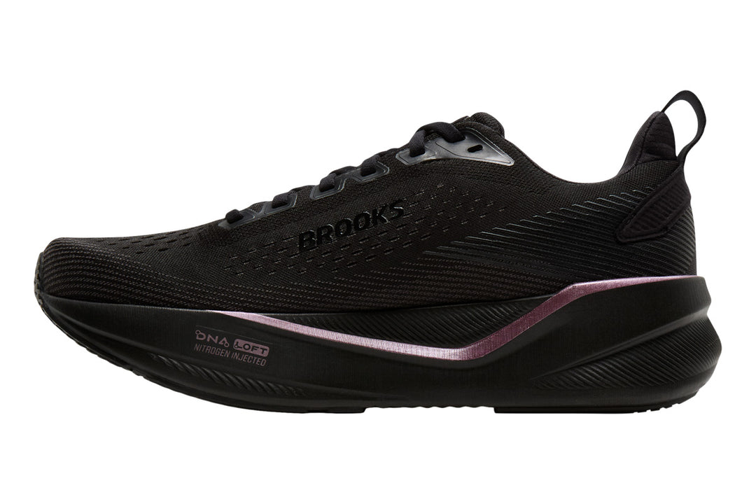 Brooks Ghost Max 4 D Black/Black/Rose Gold Womens #color_black-multi