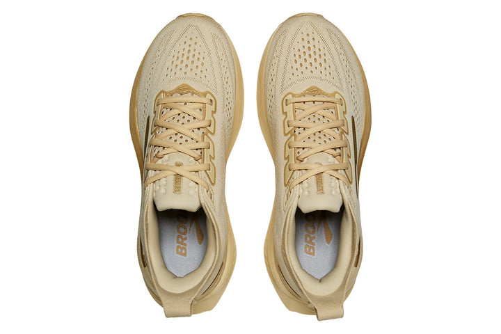 Brooks Glycerin 23 B Wood Ash/Bronze/Clear Womens #color_brown-beige
