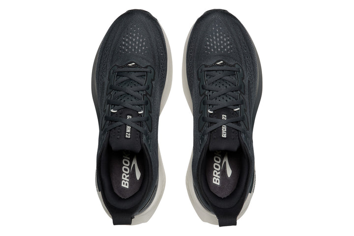 Brooks Glycerin 23 D Turbulence/Ebony/Clear Mens #color_grey-dark-grey