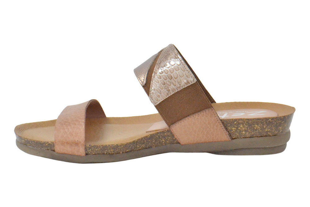 Zeta Resort Tan Python Combo Womens #color_prints-animal