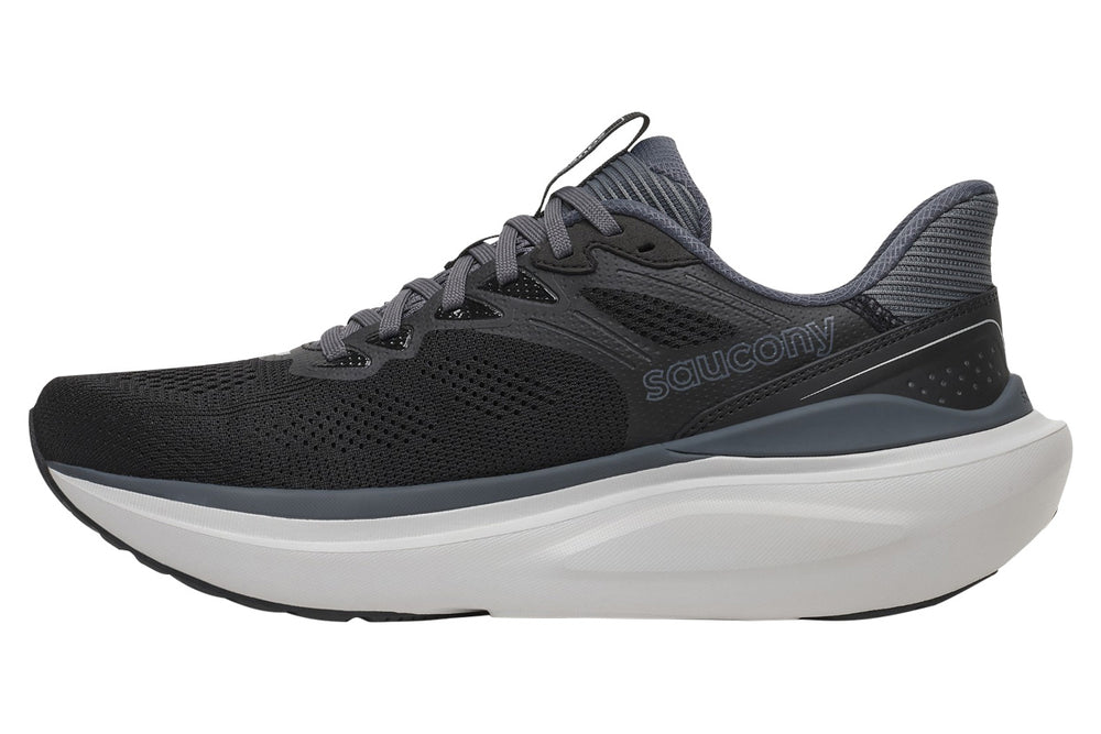 Saucony Echelon 11 4E Black/Gunmetal Mens #color_black-multi-whites