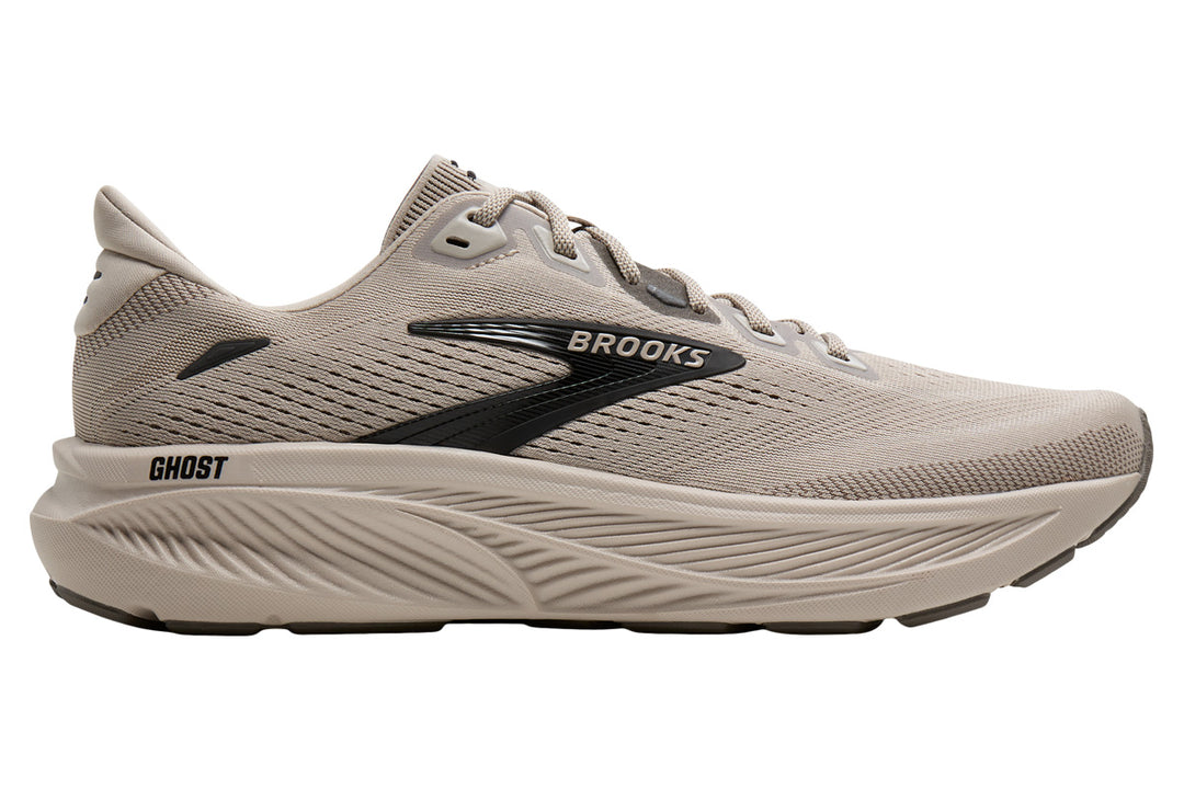 Brooks Ghost 18 D Chateau/Black/Morel Mens #color_brown-beige