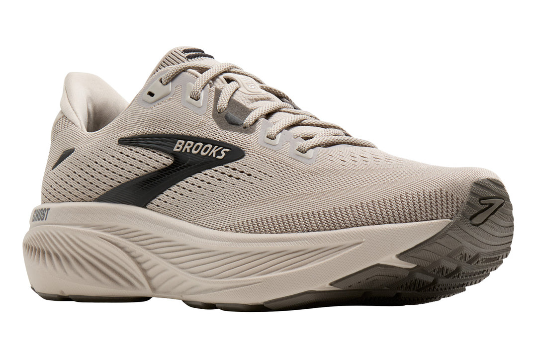 Brooks Ghost 18 D Chateau/Black/Morel Mens #color_brown-beige