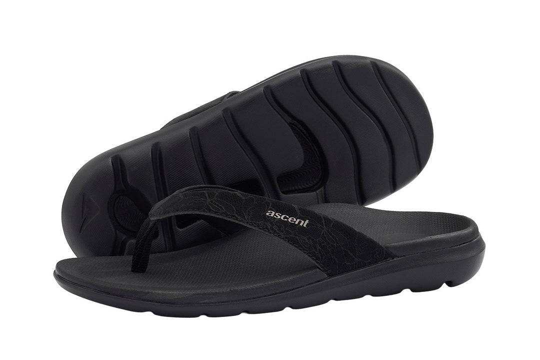 Ascent Groove Wide Black Womens #color_black
