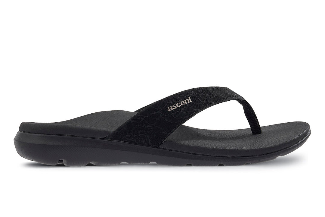 Ascent Groove Wide Black Womens #color_black