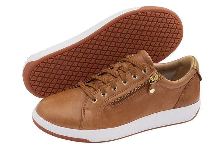 Ascent Stratus Zip Wide E Tan Womens #color_brown-tan