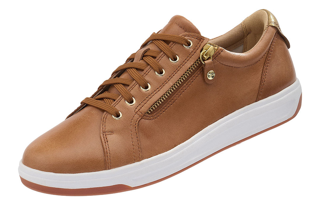 Ascent Stratus Zip Wide E Tan Womens #color_brown-tan