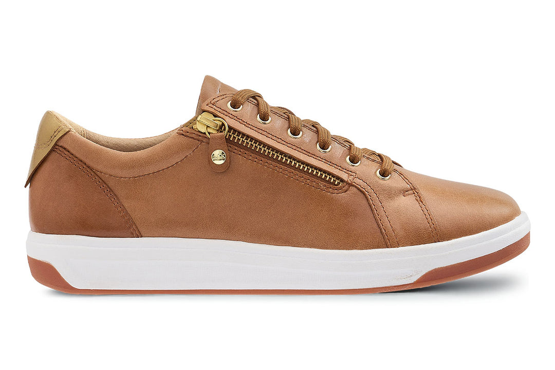 Ascent Stratus Zip Wide E Tan Womens #color_brown-tan