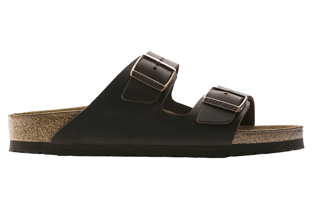 Birkenstock Arizona R Habana Oiled Leather Unisex #color_brown-dark-brown