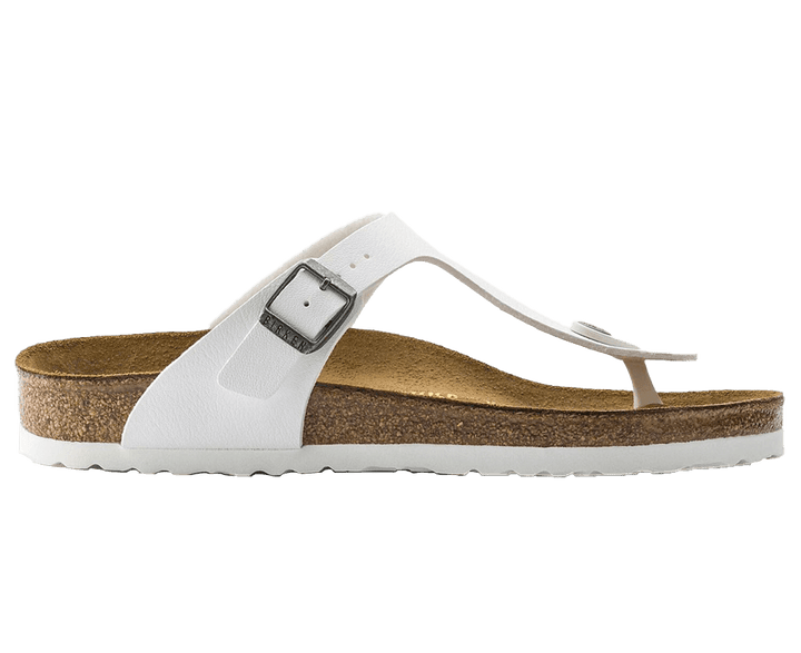 Birkenstock Gizeh R White Birko-Flor Womens #color_white