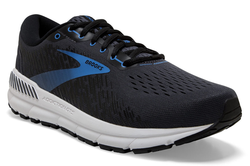 Brooks Addiction GTS 15 4E India Ink/black/blue Mens #color_black-multi-black