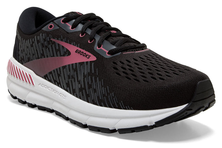 Brooks Addiction 15 D Black/ebony/mauvewood Womens #color_black-multi-black