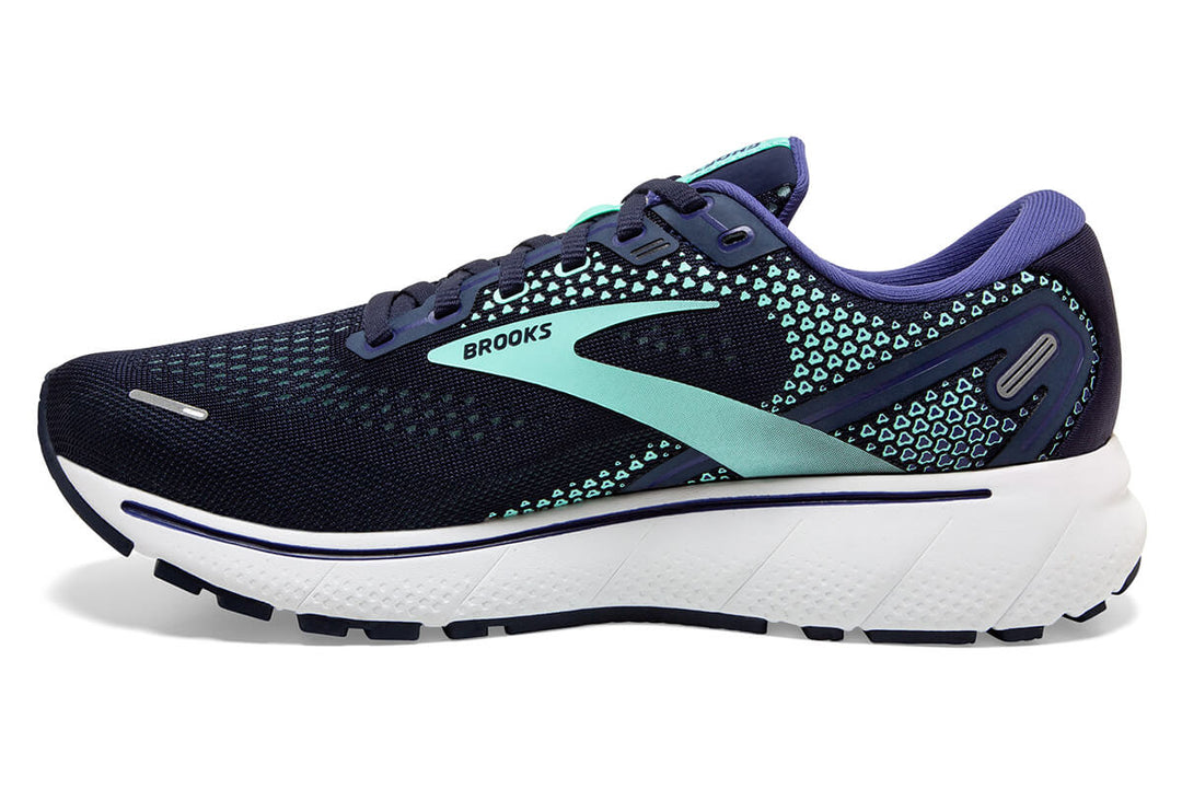 Brooks Ghost 14 2A Peacot/yucca/navy Womens #color_blue-multi-blue