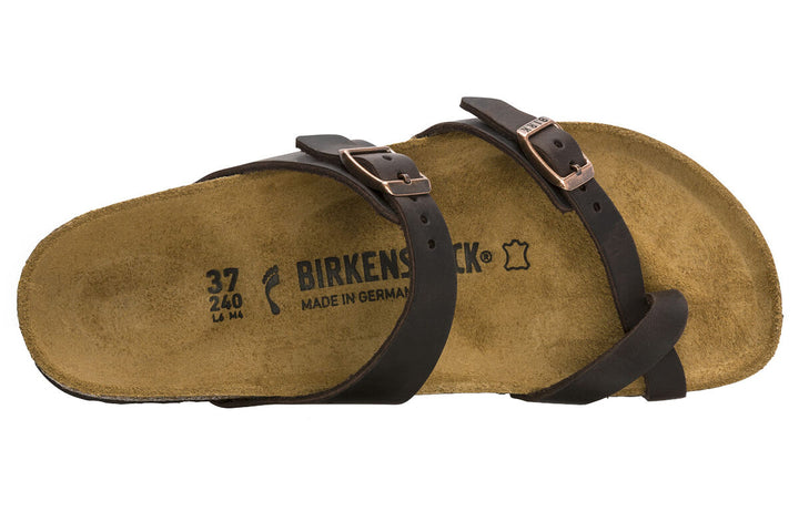 Birkenstock Mayari R Habana Oiled Leather Womens #color_brown-dark-brown