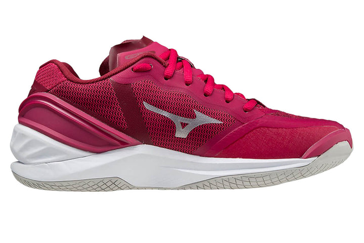 Mizuno Stealth Neo NB B Persian Red/white Sand Womens #color_red-multi-whites