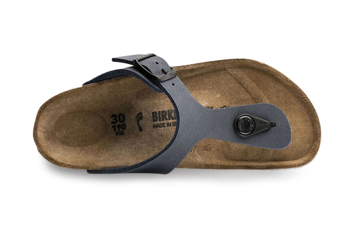 Birkenstock Gizeh R Navy Birko-Flor Kids #color_navy