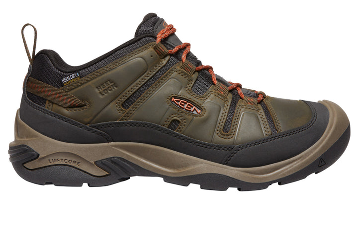 Keen Circadia WP 2E Black Olive Potters Clay Mens #color_black-multi-browns