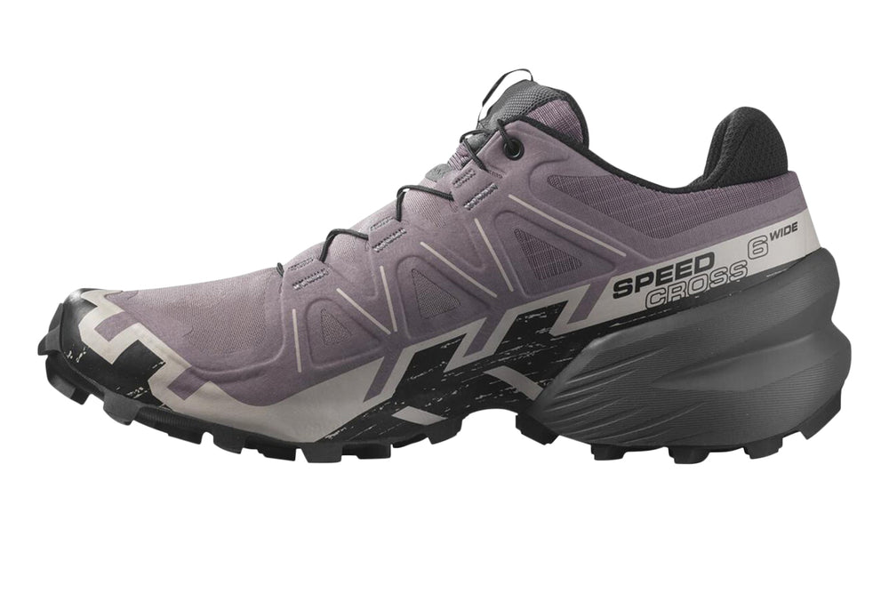 Salomon Speedcross 6 CS D Moonscape/Black Womens #color_purple-multi-black