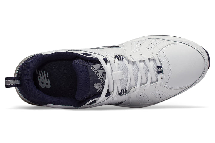 New Balance 624v5 4E White/Navy Mens #color_white-multi-blues
