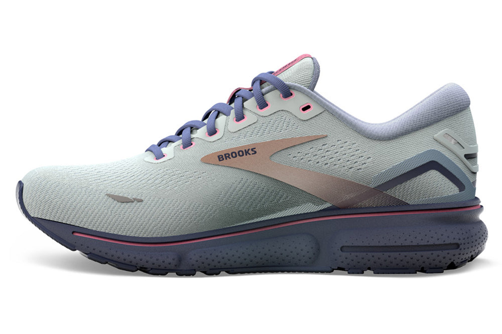 Brooks Ghost 15 D Spa Blue/Neo Pink/Copper Womens #color_blue-multi-pinks-purples