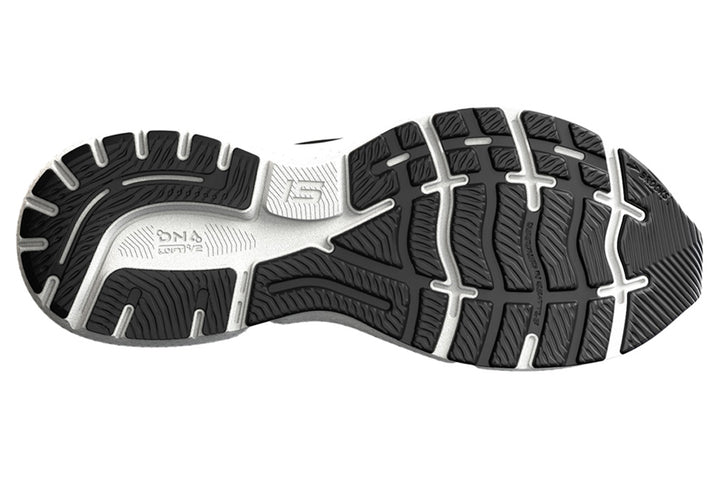 Brooks Ghost 15 2E Black/White Mens #color_black-multi-whites