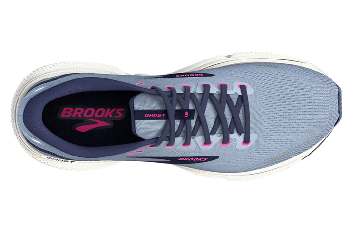 Brooks Ghost 15 B Kentucky Blue/Peacoat/Pink Womens #color_blue-multi-pinks-purples