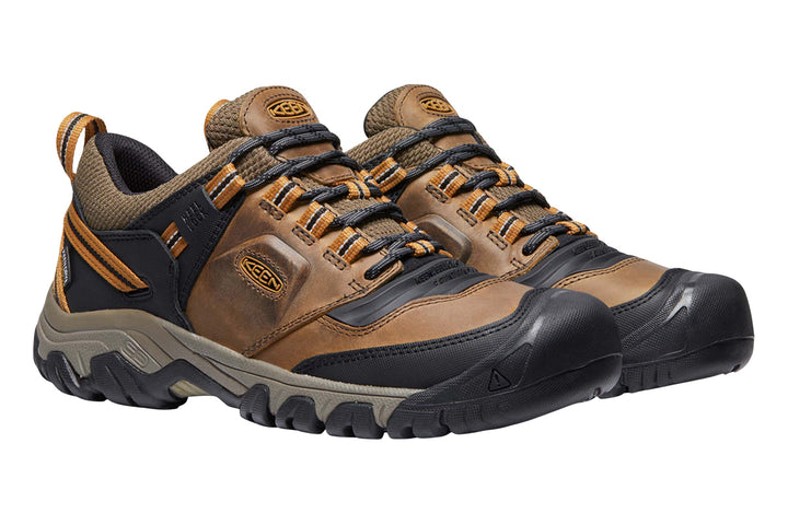 Keen Ridge Flex WP D Bison/Golden Brown Mens #color_brown