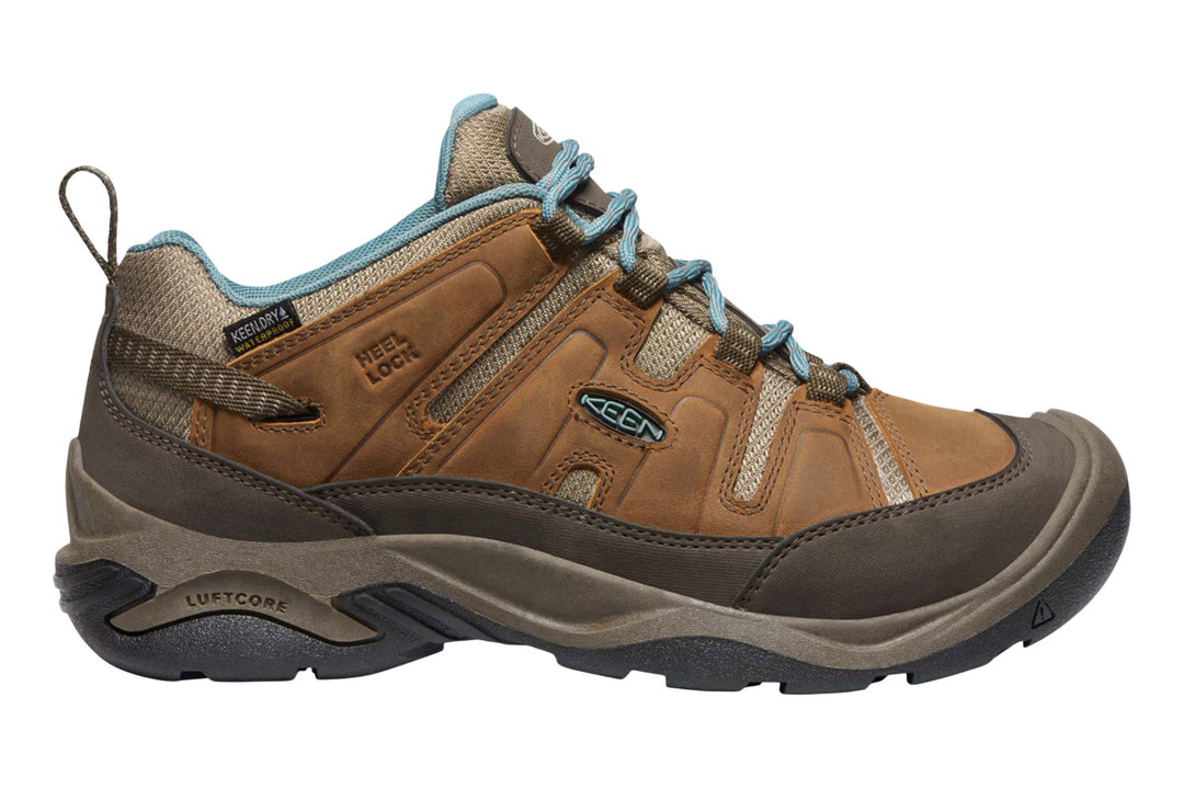 Keen Circadia WP D Syrup Nth Atlantic Womens #color_brown-multi-browns