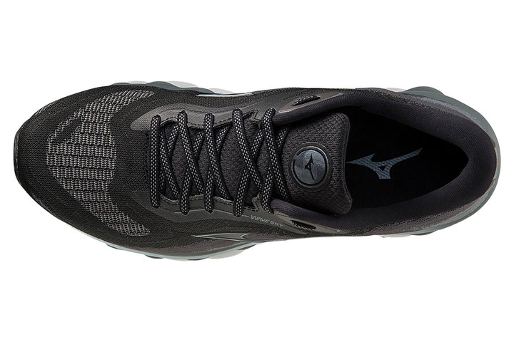 Mizuno Wave Sky 7 2E Black/Glacial Ridge/Stormy Weather Mens #color_black-multi-greys-blacks