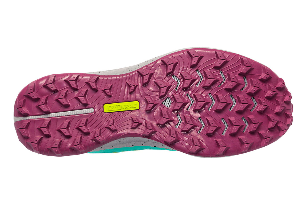 Saucony Peregrine 12 B Mint/Black Womens #color_green-multi