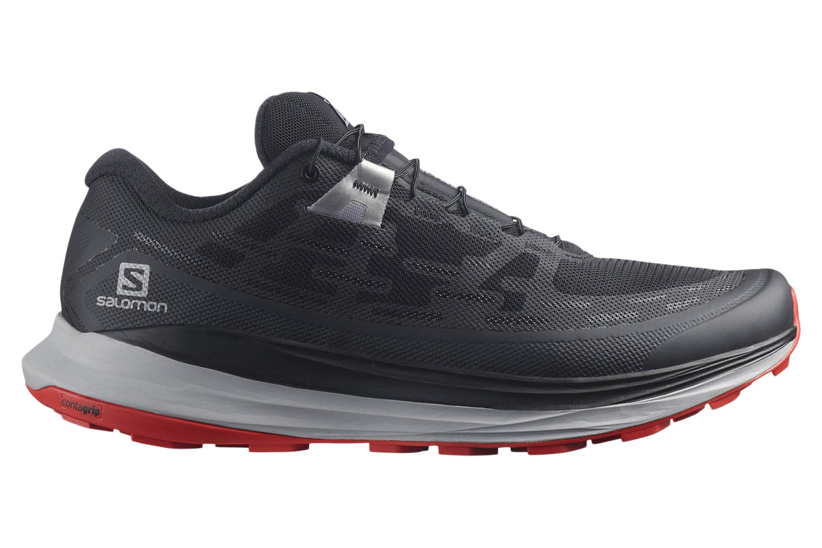 Salomon Ultra Glide 2E Black Alloy Goji Berry Mens