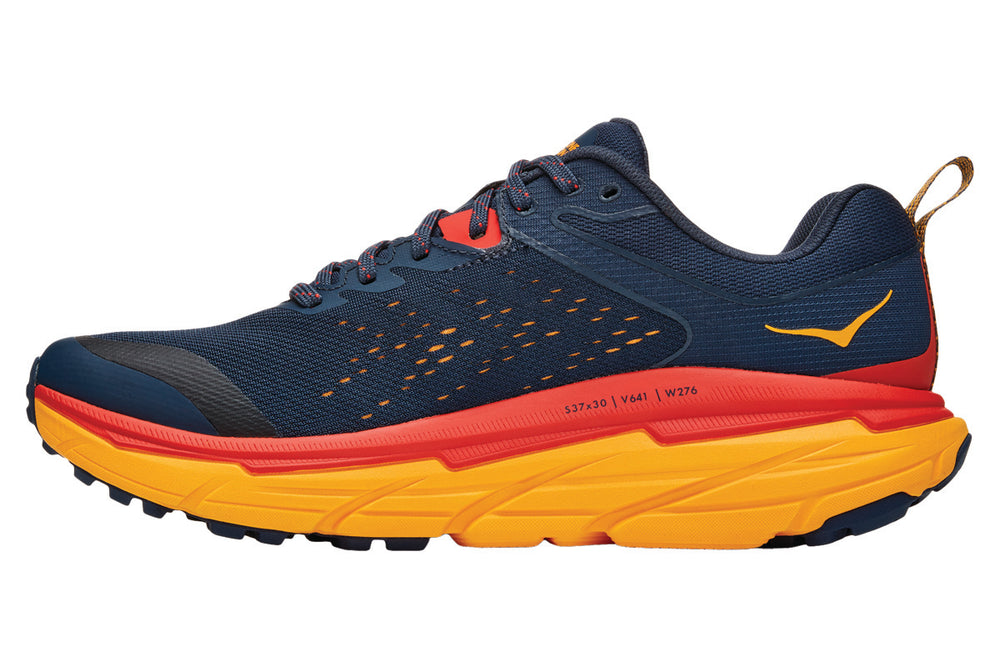 Hoka Challenger ATR 6 D Outer Space/Radiant Yellow Mens #color_grey-multi-reds-oranges