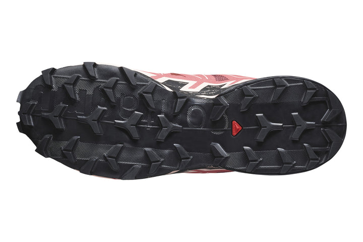 Salomon Speedcross 6 CS B Cohide/Black/English Rose Womens #color_red-multi-pinks-purples