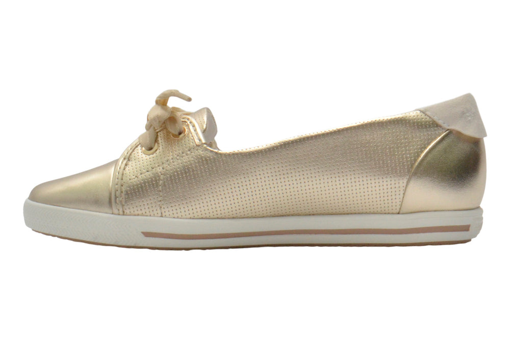 Frankie 4 Hannah III Gold Punched Womens #color_metallic-gold