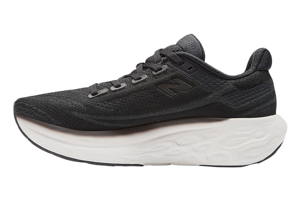 New Balance 1080V13 D Black/White Womens #color_black-multi-whites