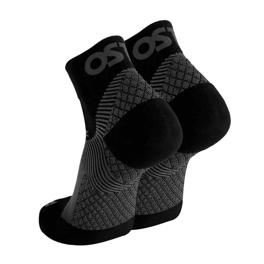 OS1st FS4 Quarter Crew Socks Black Unisex #color_black