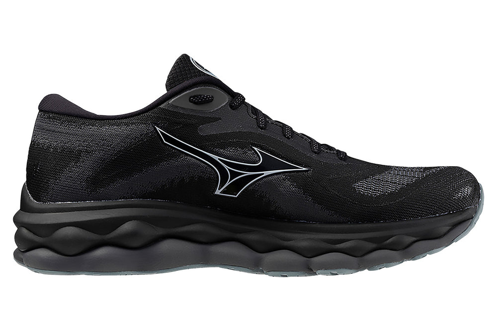 Mizuno Wave Sky 7 2E Black/Nickel/Ebony Mens #color_black-multi