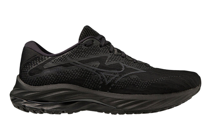 Mizuno Wave Rider 27 B Black/Ebony/Black Womens #color_black