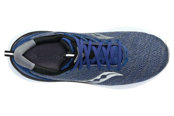 Saucony Echelon 9 2E Indigo/Black Mens #color_blue-multi-blacks