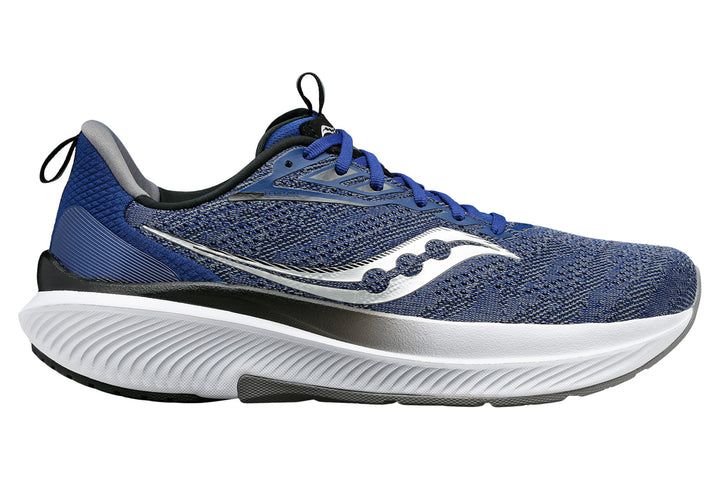 Saucony Echelon 9 2E Indigo/Black Mens #color_blue-multi-blacks